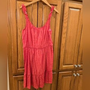 Banana Republic Red Patterned Top